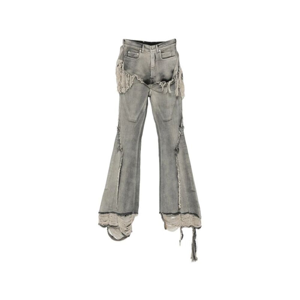 Rick Owens Drkshdw Grey Denim - Bootcut Jeans Women